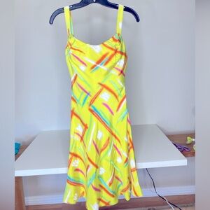 Gianni Versace bright yellow dress